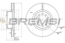 BREMSI CD6185V - DISCHI FRENO - BRAKE DISCS