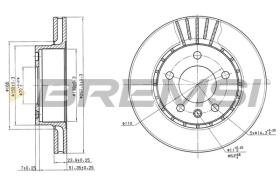 BREMSI CD6188V - DISCHI FRENO - BRAKE DISCS