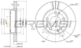 BREMSI CD6191V - DISCHI FRENO - BRAKE DISCS