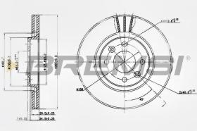 BREMSI CD6199V - DISCHI FRENO - BRAKE DISCS