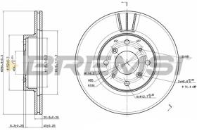 BREMSI CD6201V - DISCHI FRENO - BRAKE DISCS