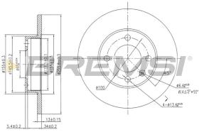 BREMSI CD6205S - DISCHI FRENO - BRAKE DISCS
