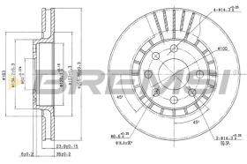 BREMSI CD6206V - DISCHI FRENO - BRAKE DISCS