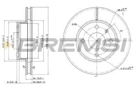 BREMSI CD6209V - DISCHI FRENO - BRAKE DISCS