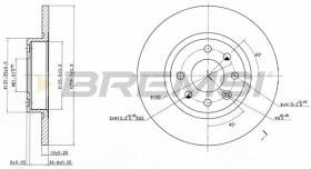 BREMSI CD6213S - DISCHI FRENO - BRAKE DISCS