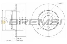 BREMSI CD6216S - DISCHI FRENO - BRAKE DISCS