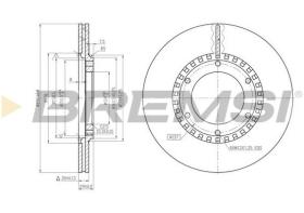 BREMSI CD6218V - DISCHI FRENO - BRAKE DISCS