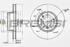 BREMSI CD6222V - DISCHI FRENO - BRAKE DISCS