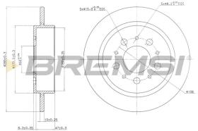 BREMSI CD6241S - DISCHI FRENO - BRAKE DISCS