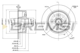 BREMSI CD6242S - DISCHI FRENO - BRAKE DISCS