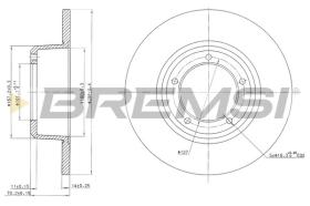 BREMSI CD6246S - DISCHI FRENO - BRAKE DISCS