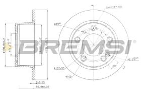 BREMSI CD6247S - DISCHI FRENO - BRAKE DISCS