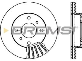 BREMSI CD6260V - DISCHI FRENO - BRAKE DISCS