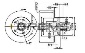 BREMSI CD6266S - DISCHI FRENO - BRAKE DISCS