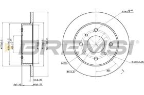 BREMSI CD6267S - DISCHI FRENO - BRAKE DISCS