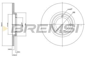 BREMSI CD6280S - DISCHI FRENO - BRAKE DISCS