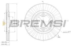 BREMSI CD6291V - DISCHI FRENO - BRAKE DISCS