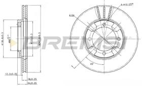 BREMSI CD6293V - DISCHI FRENO - BRAKE DISCS