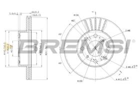 BREMSI CD6294V - DISCHI FRENO - BRAKE DISCS