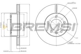 BREMSI CD6295V - DISCHI FRENO - BRAKE DISCS