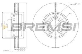 BREMSI CD6311V - DISCHI FRENO - BRAKE DISCS