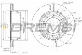 BREMSI CD6314V - DISCHI FRENO - BRAKE DISCS