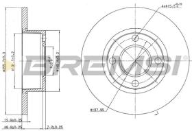 BREMSI CD6318S - DISCHI FRENO - BRAKE DISCS