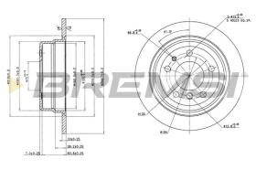 BREMSI CD6326S - DISCHI FRENO - BRAKE DISCS