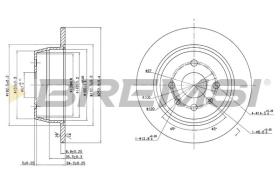 BREMSI CD6331S - DISCHI FRENO - BRAKE DISCS