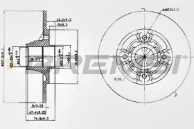 BREMSI CD6333S - DISCHI FRENO - BRAKE DISCS