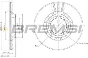 BREMSI CD6349V - DISCHI FRENO - BRAKE DISCS