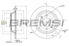 BREMSI CD6355S - DISCHI FRENO - BRAKE DISCS