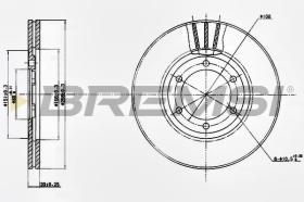BREMSI CD6357V - DISCHI FRENO - BRAKE DISCS