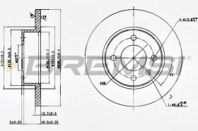 BREMSI CD6359S - DISCHI FRENO - BRAKE DISCS
