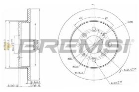 BREMSI CD6360S - DISCHI FRENO - BRAKE DISCS