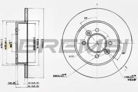 BREMSI CD6362S - DISCHI FRENO - BRAKE DISCS