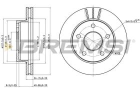 BREMSI CD6370V - DISCHI FRENO - BRAKE DISCS
