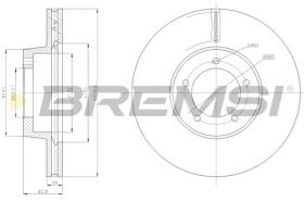 BREMSI CD6380V - DISCHI FRENO - BRAKE DISCS