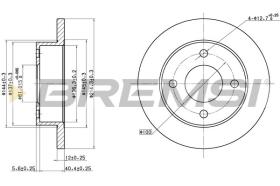 BREMSI CD6381S - DISCHI FRENO - BRAKE DISCS