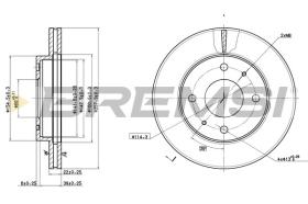 BREMSI CD6390V - DISCHI FRENO - BRAKE DISCS