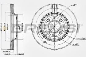 BREMSI CD6397V - DISCHI FRENO - BRAKE DISCS