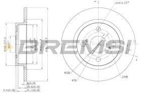 BREMSI CD6401S - DISCHI FRENO - BRAKE DISCS