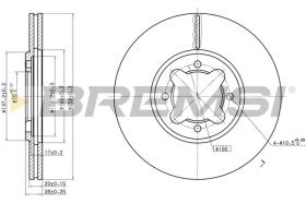 BREMSI CD6410V - DISCHI FRENO - BRAKE DISCS