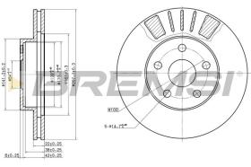BREMSI CD6411V - DISCHI FRENO - BRAKE DISCS