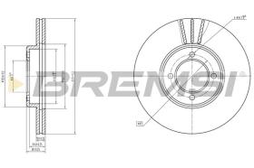 BREMSI CD6414V - DISCHI FRENO - BRAKE DISCS