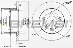 BREMSI CD6426S - DISCHI FRENO - BRAKE DISCS