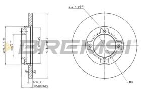 BREMSI CD6429S - DISCHI FRENO - BRAKE DISCS