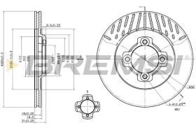 BREMSI CD6430V - DISCHI FRENO - BRAKE DISCS
