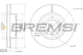 BREMSI CD6440V - DISCHI FRENO - BRAKE DISCS