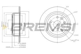 BREMSI CD6441S - DISCHI FRENO - BRAKE DISCS